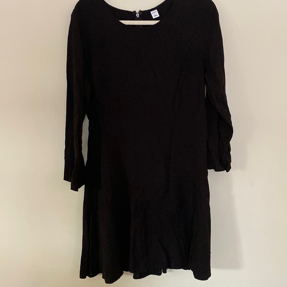 Bell sleeve skater dress